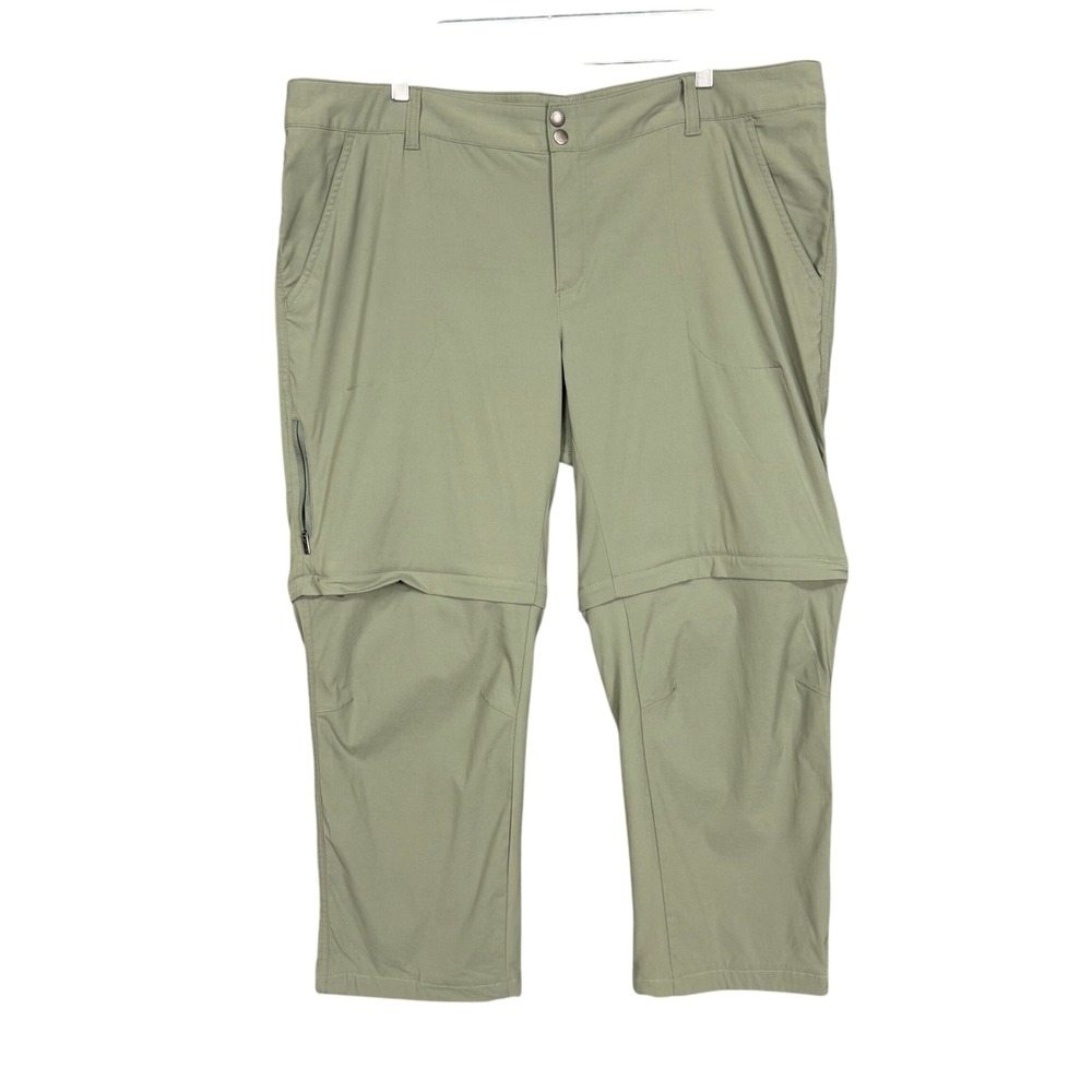 Columbia Women's Convertible Straight Leg Pants in Light Olive Green